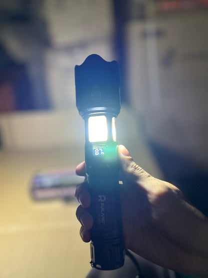 Multifunctional LED Flashlight with Power Bank