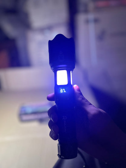 Multifunctional LED Flashlight with Power Bank