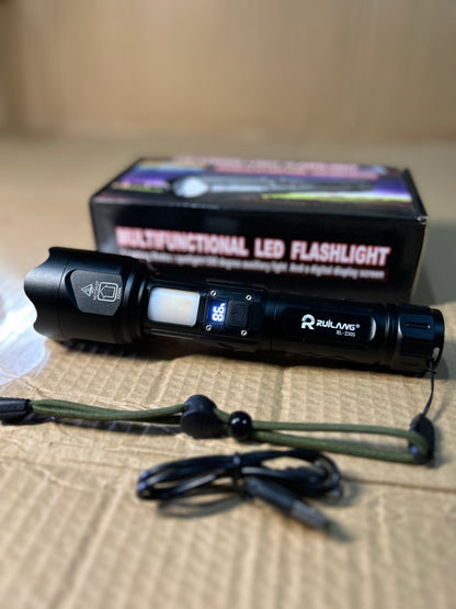 Multifunctional LED Flashlight with Power Bank